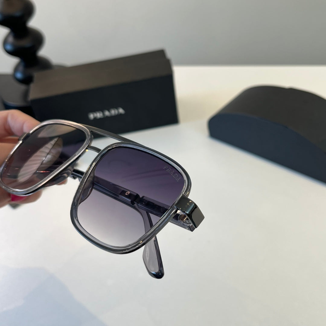 Prada Fashion Gray Lens Sunglasses for Men & Women - detail image 6