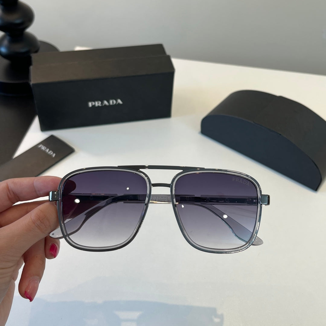 Prada Fashion Gray Lens Sunglasses for Men & Women - detail image 5