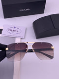 Prada Fashion Black Lens Sunglasses for Men - 415696