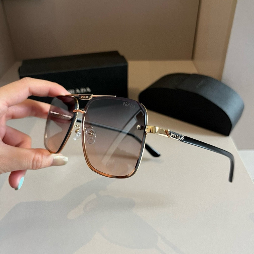 Prada Polarized Fashion Silver Lens Sunglasses for Men - 432048 - detail image 2