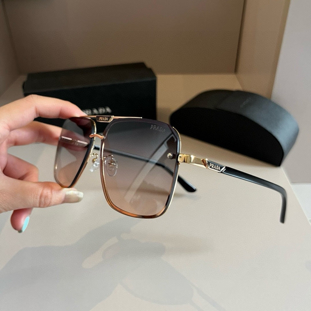 Prada Polarized Fashion Silver Lens Sunglasses for Men - 432048 - detail image 2