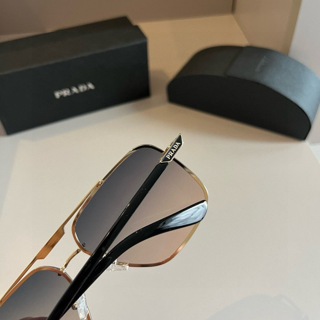 Prada Polarized Fashion Silver Lens Sunglasses for Men - 487101 - detail image 5