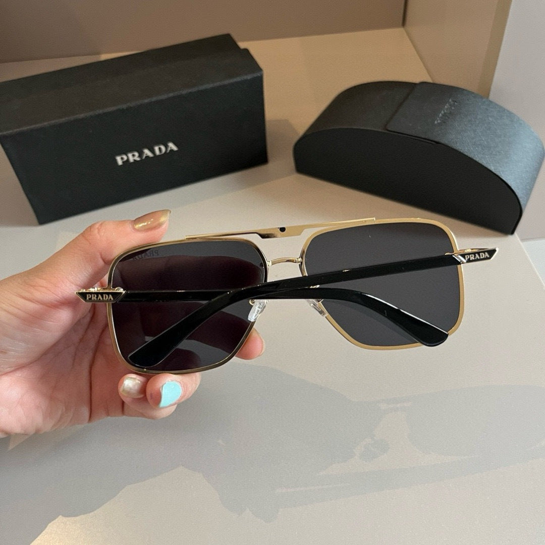 Prada Polarized Fashion Silver Lens Sunglasses for Men - 487102 - detail image 6