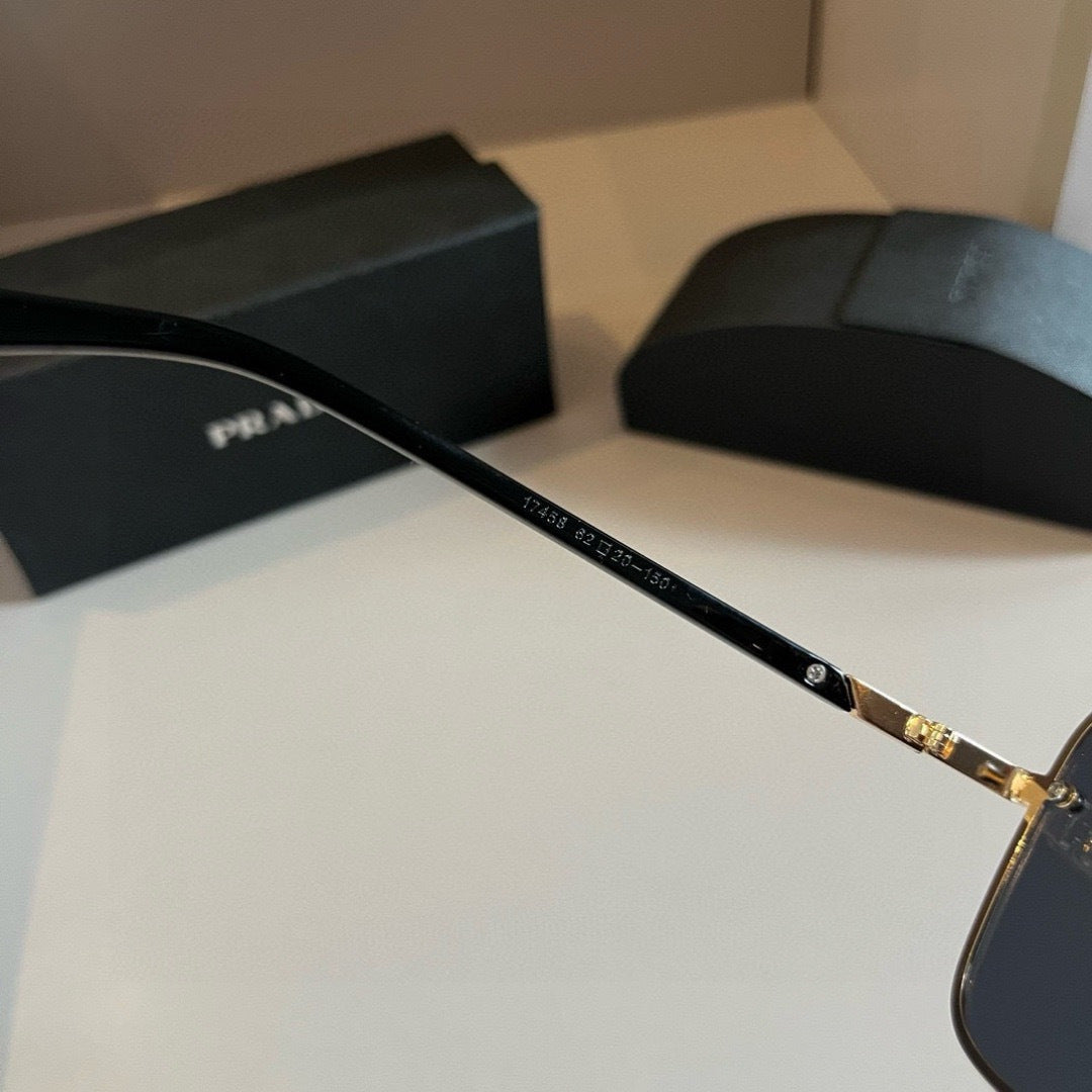 Prada Polarized Fashion Silver Lens Sunglasses for Men - 432049 - detail image 9