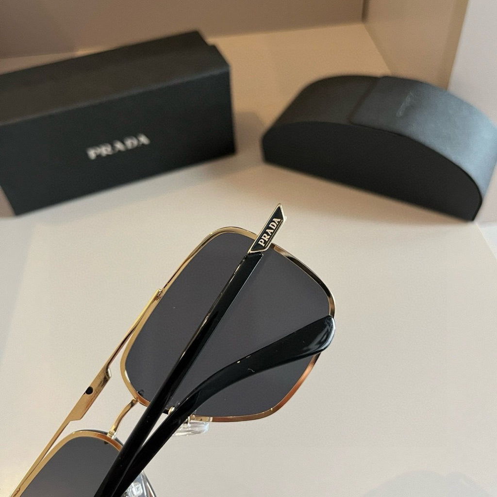 Prada Polarized Fashion Silver Lens Sunglasses for Men - 487102 - detail image 5