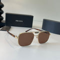 Prada Polarized Fashion Black Lens Sunglasses for Men - 449301