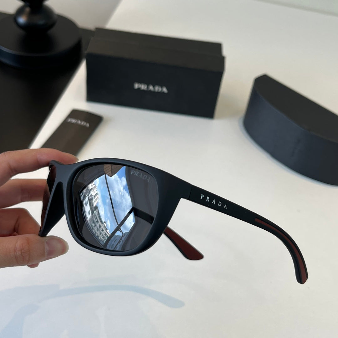 Prada Fashion Black Lens Sunglasses for Men - 432181 - detail image 4