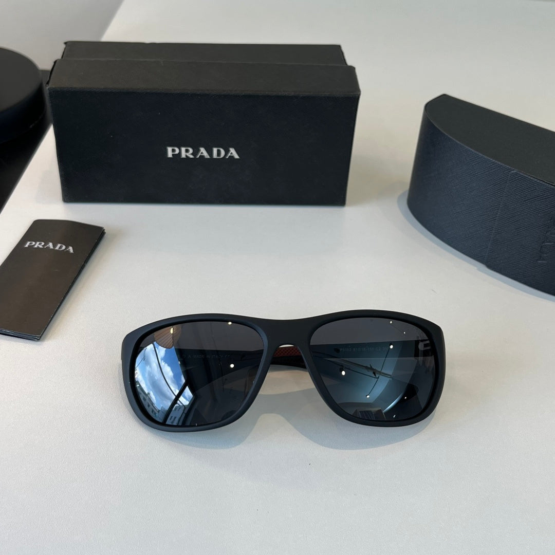 Prada Fashion Black Lens Sunglasses for Men - 432181 - detail image 5