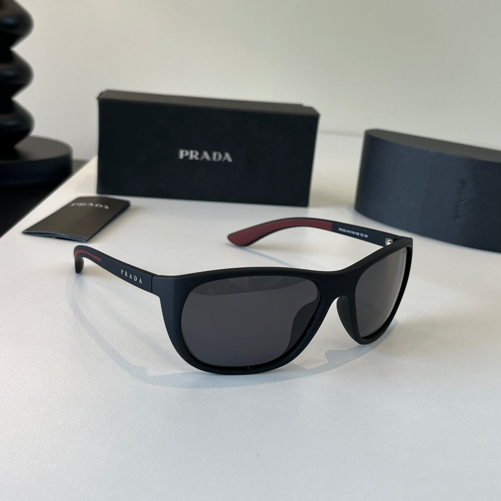Prada Fashion Black Lens Sunglasses for Men - 432181