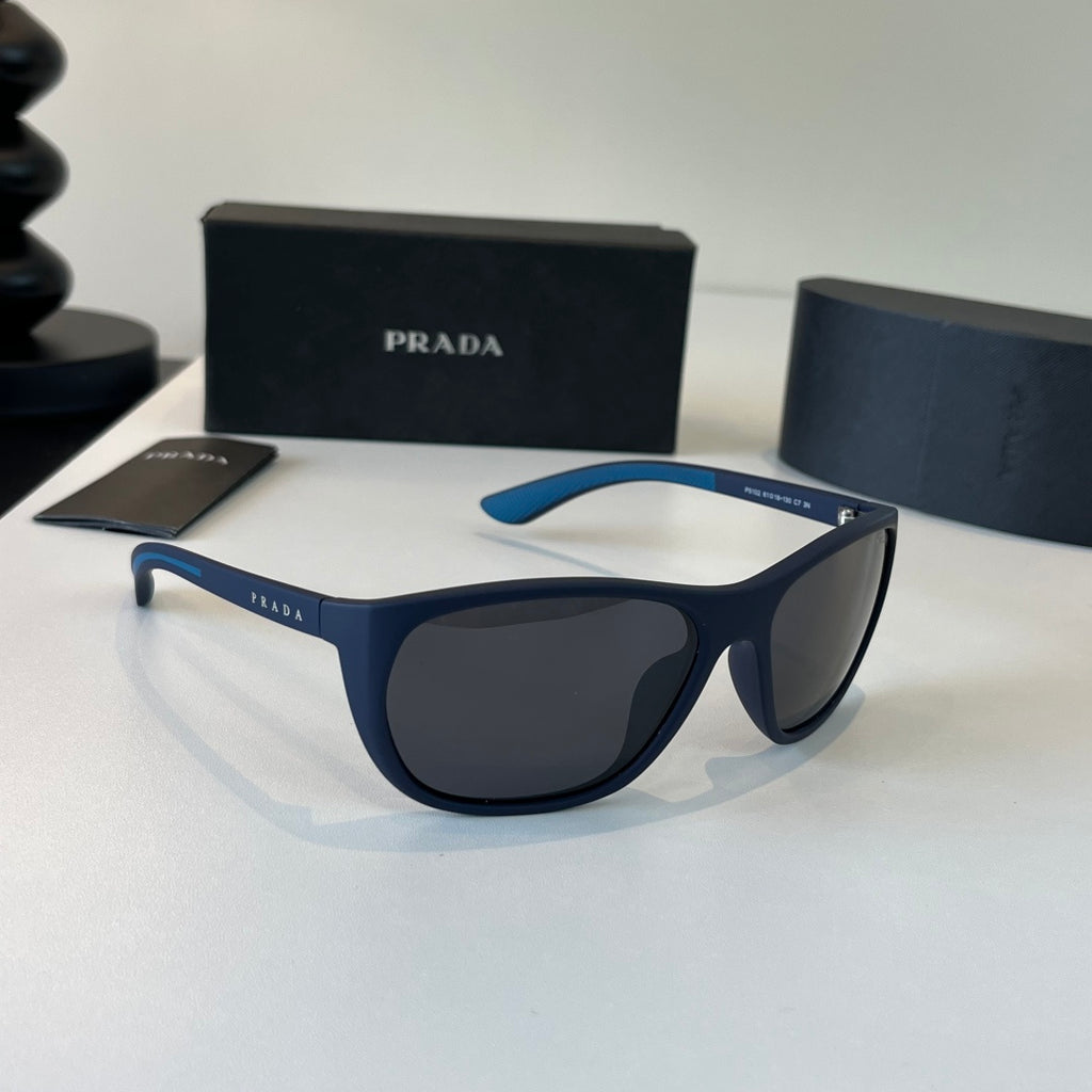Prada Fashion Black Lens Sunglasses for Men - 432182