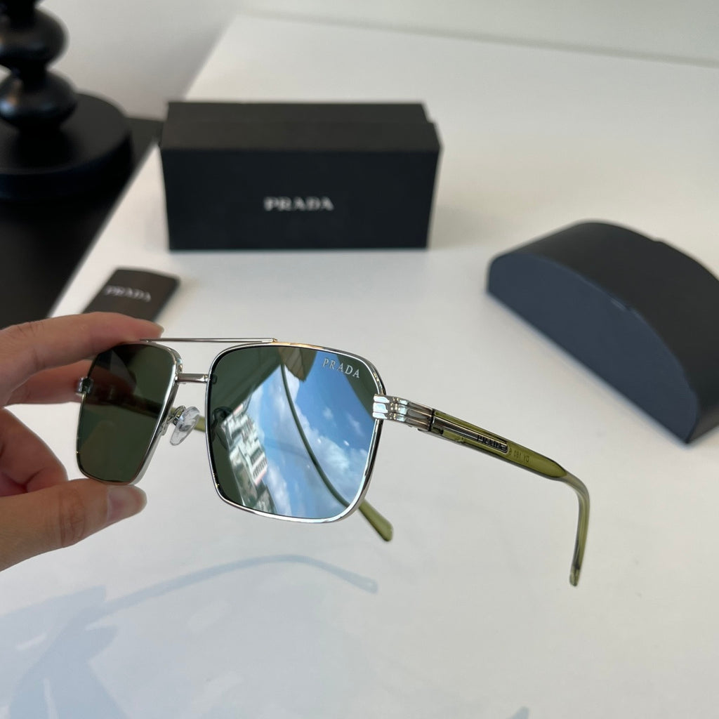 Prada Fashion Silver Lens Sunglasses for Men - 449306 - detail image 4