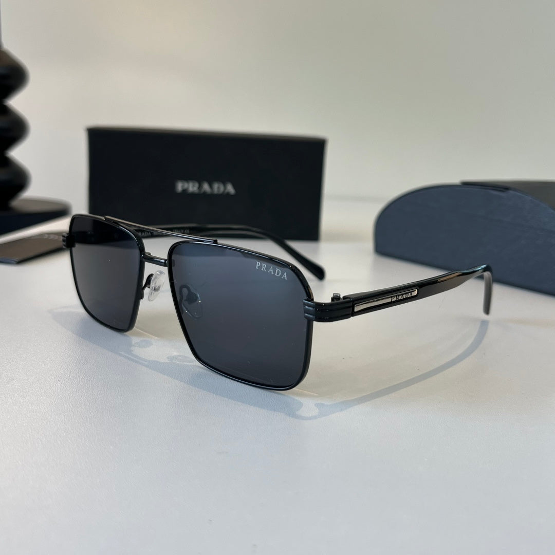 Prada Fashion Black Lens Sunglasses for Men - 487080 - detail image 3
