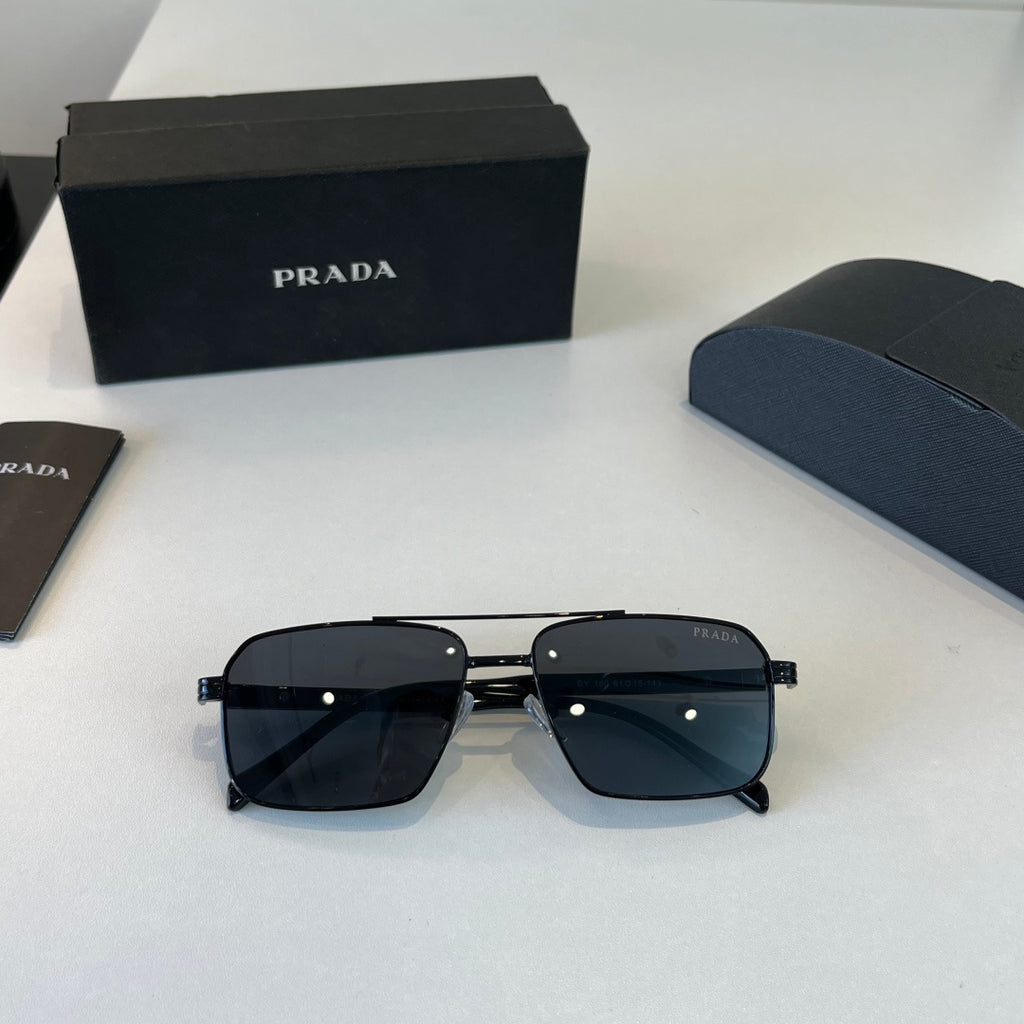 Prada Fashion Black Lens Sunglasses for Men - 449308 - detail image 4