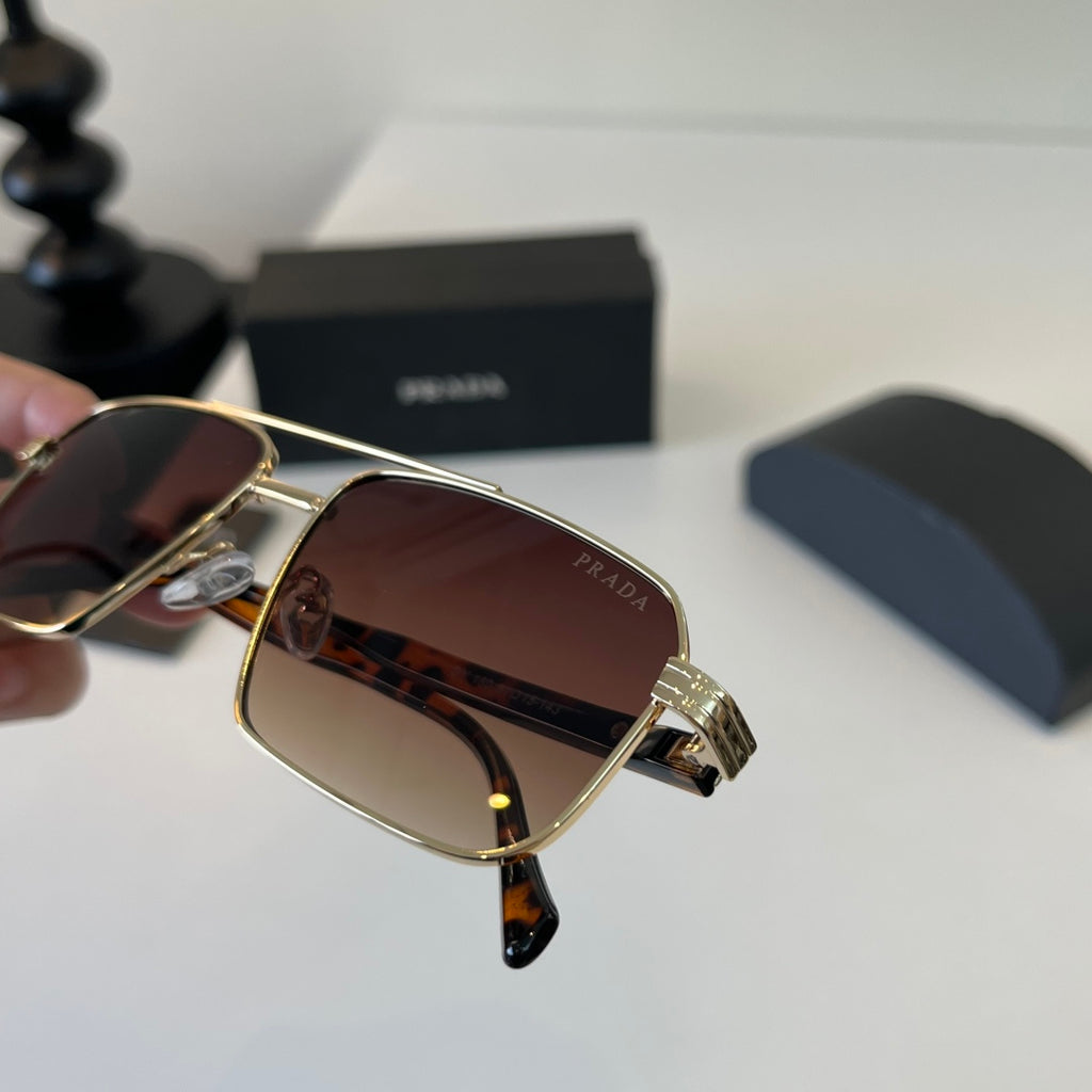Prada Fashion Red Lens Sunglasses for Men - detail image 7