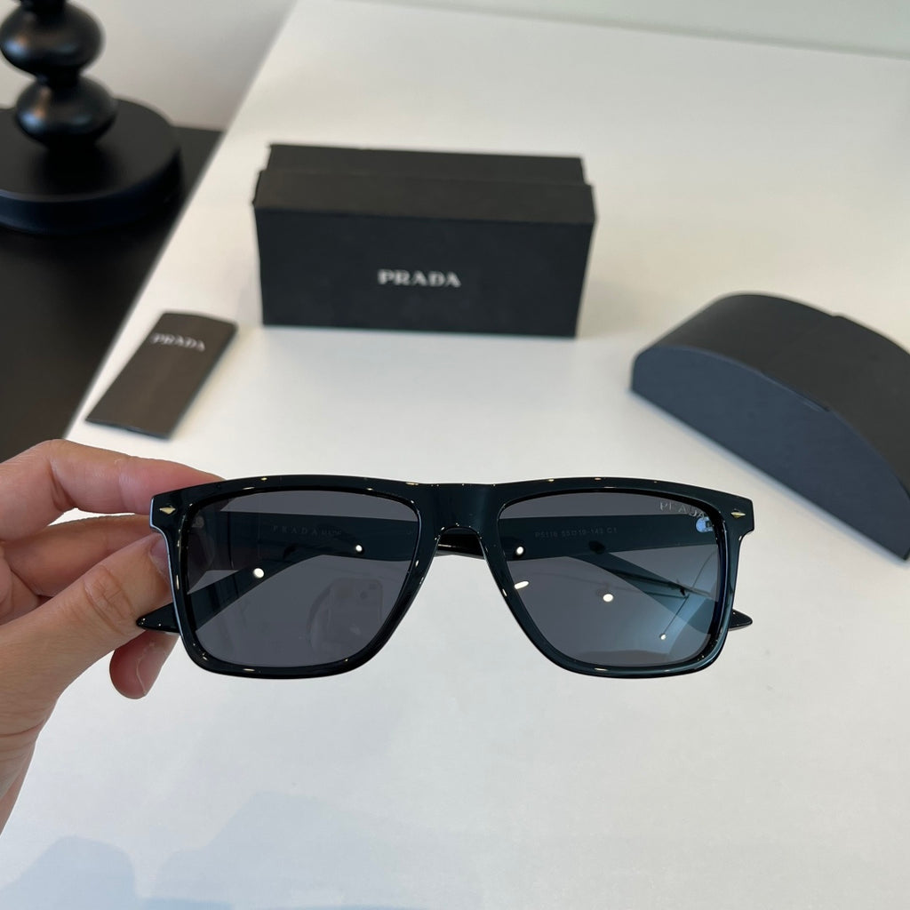 Prada Fashion Black Lens Sunglasses for Men - 432187 - detail image 6