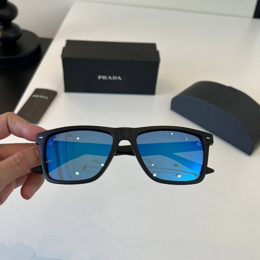 Prada Fashion Blue Lens Sunglasses for Men - 487059 - detail image 6