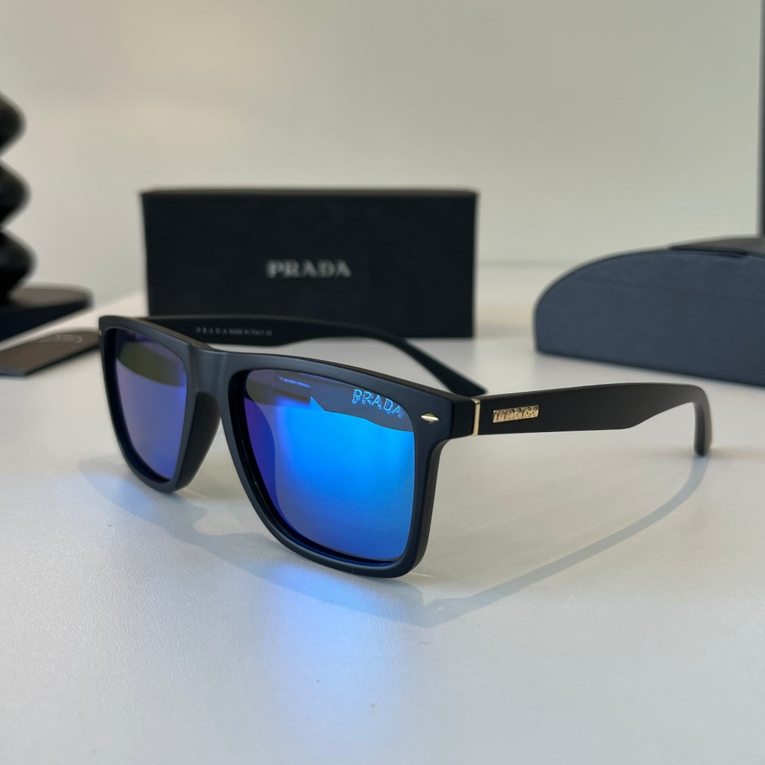 Prada Fashion Blue Lens Sunglasses for Men - 487059 - detail image 3