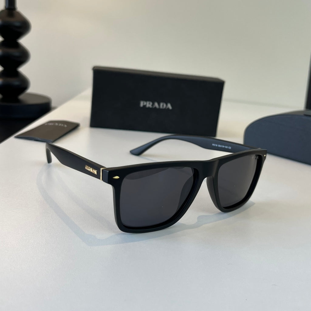 Prada Fashion Black Lens Sunglasses for Men - 487060