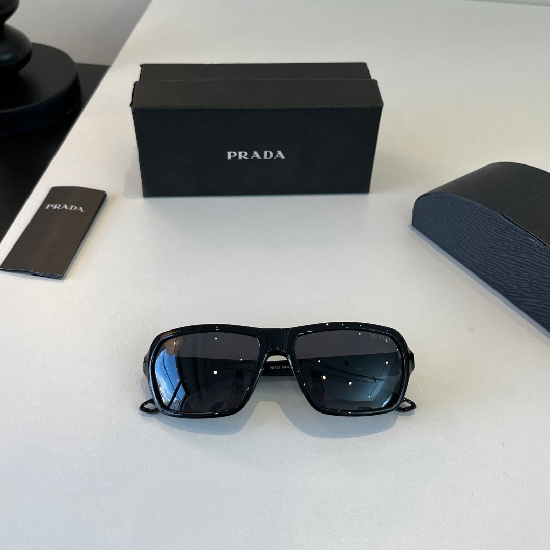 Prada Fashion Black Lens Sunglasses for Men - 432191 - detail image 4