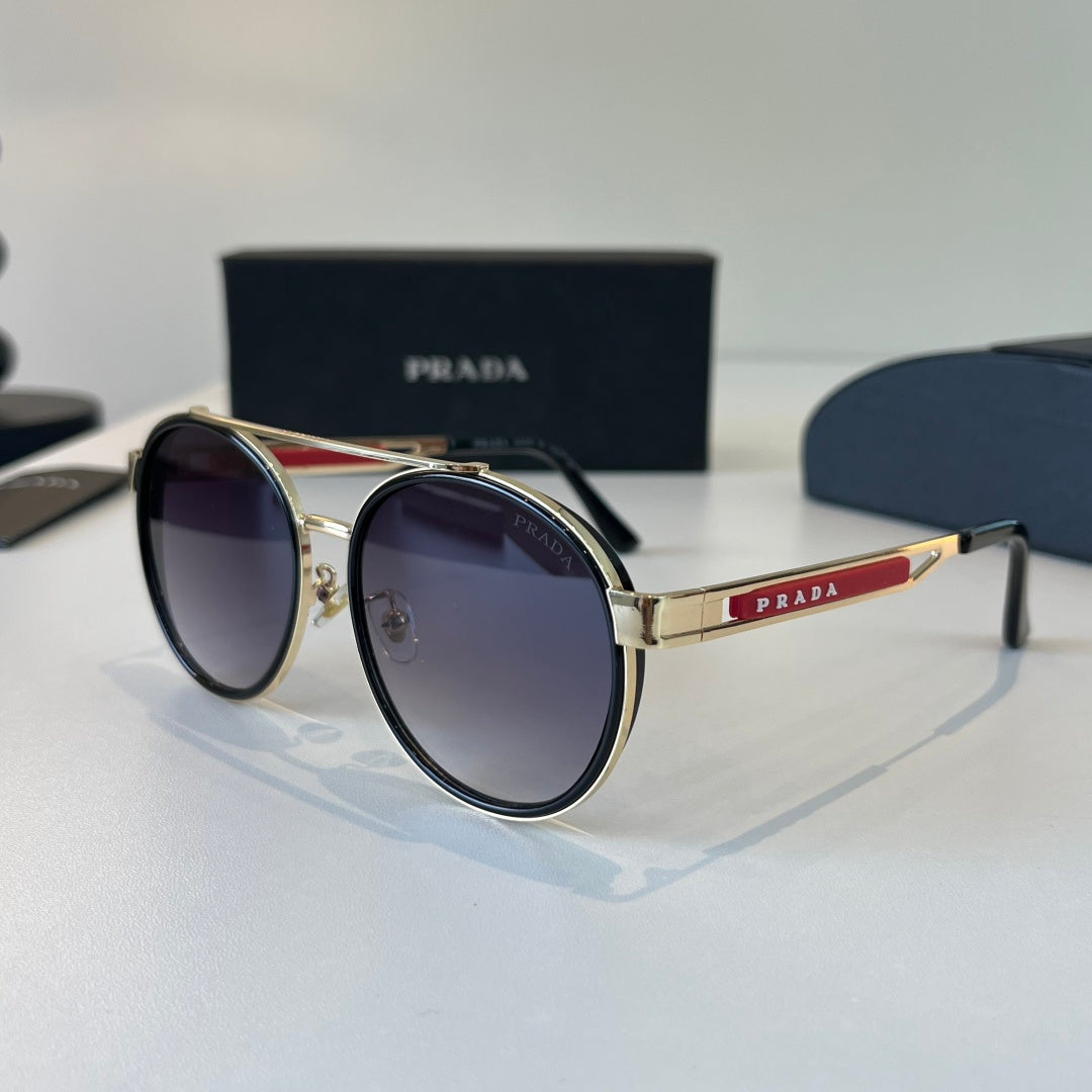 Prada Fashion Silver Lens Sunglasses for Men - 465573 - detail image 3