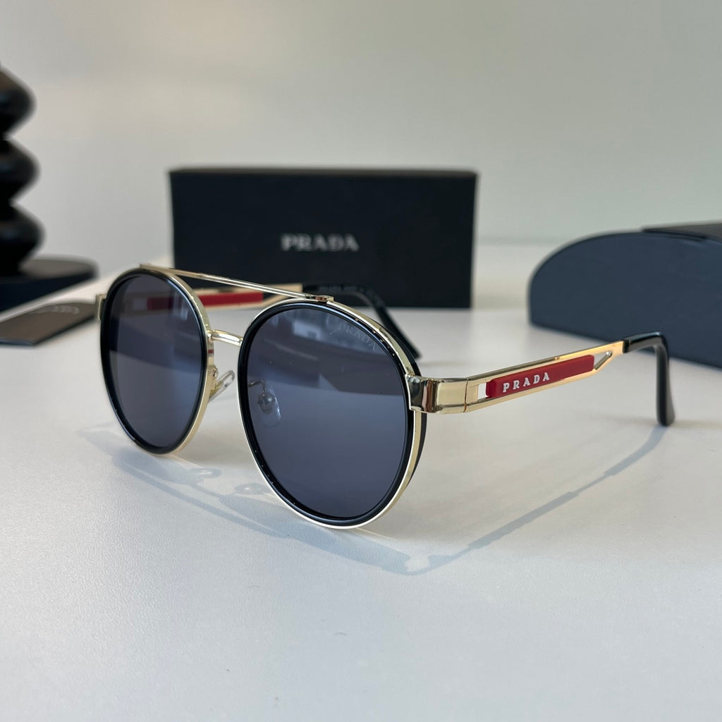 Prada Fashion Black Lens Sunglasses for Men - 465574 - detail image 3