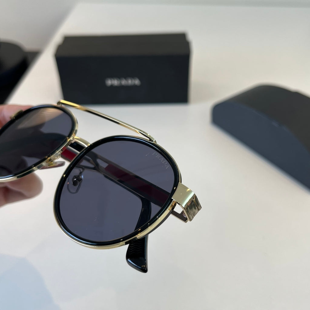 Prada Fashion Black Lens Sunglasses for Men - 487094 - detail image 7