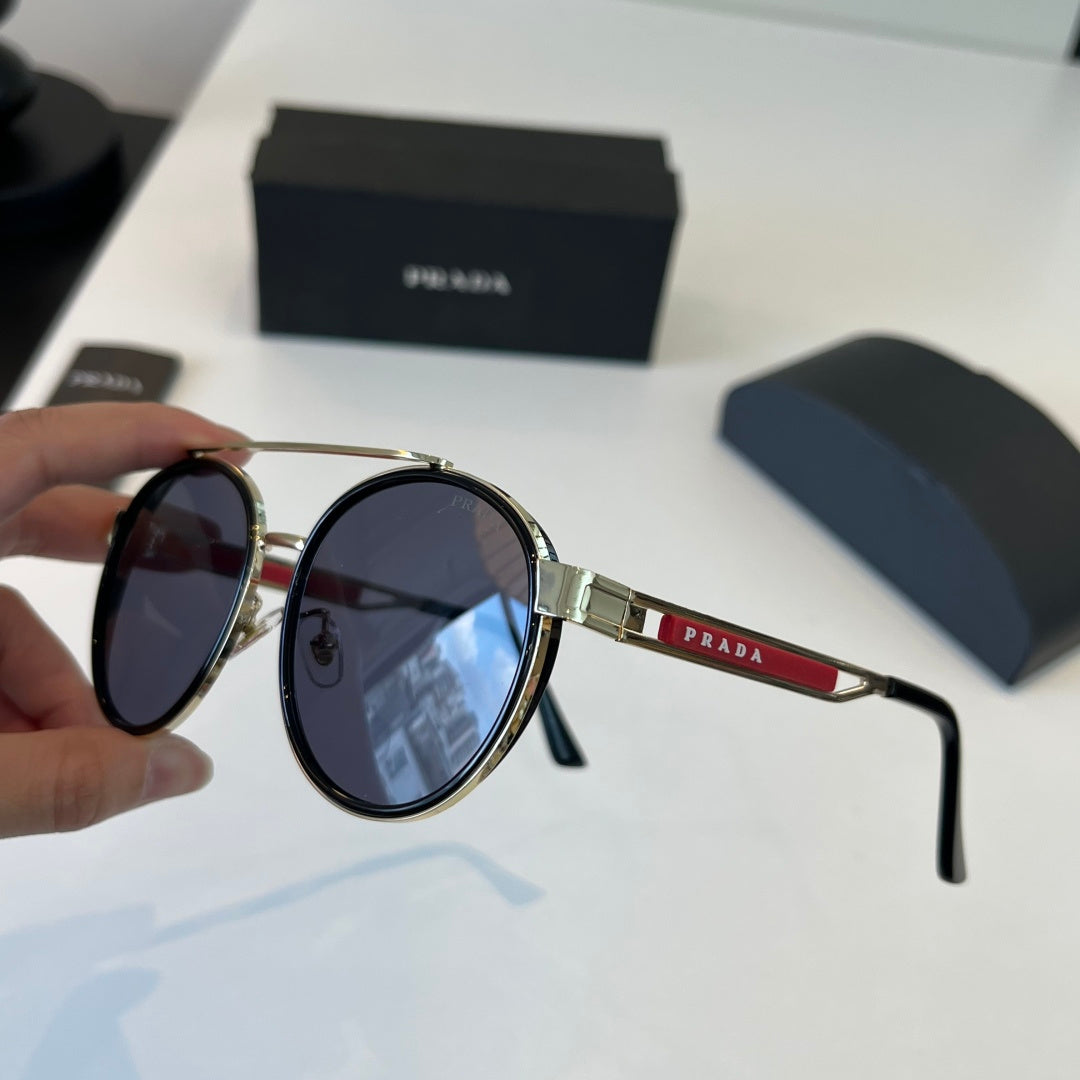 Prada Fashion Black Lens Sunglasses for Men - 487094 - detail image 4