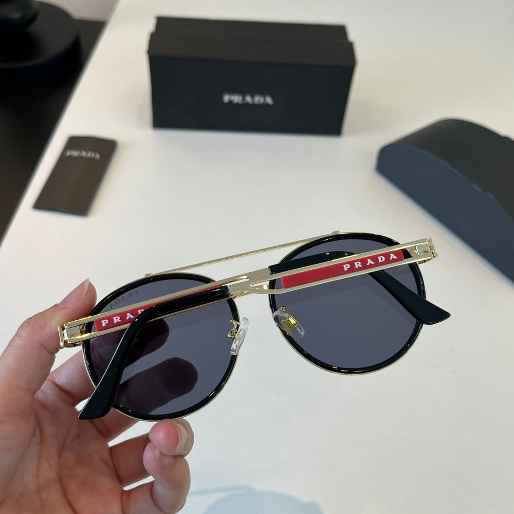 Prada Fashion Black Lens Sunglasses for Men - 487094 - detail image 6