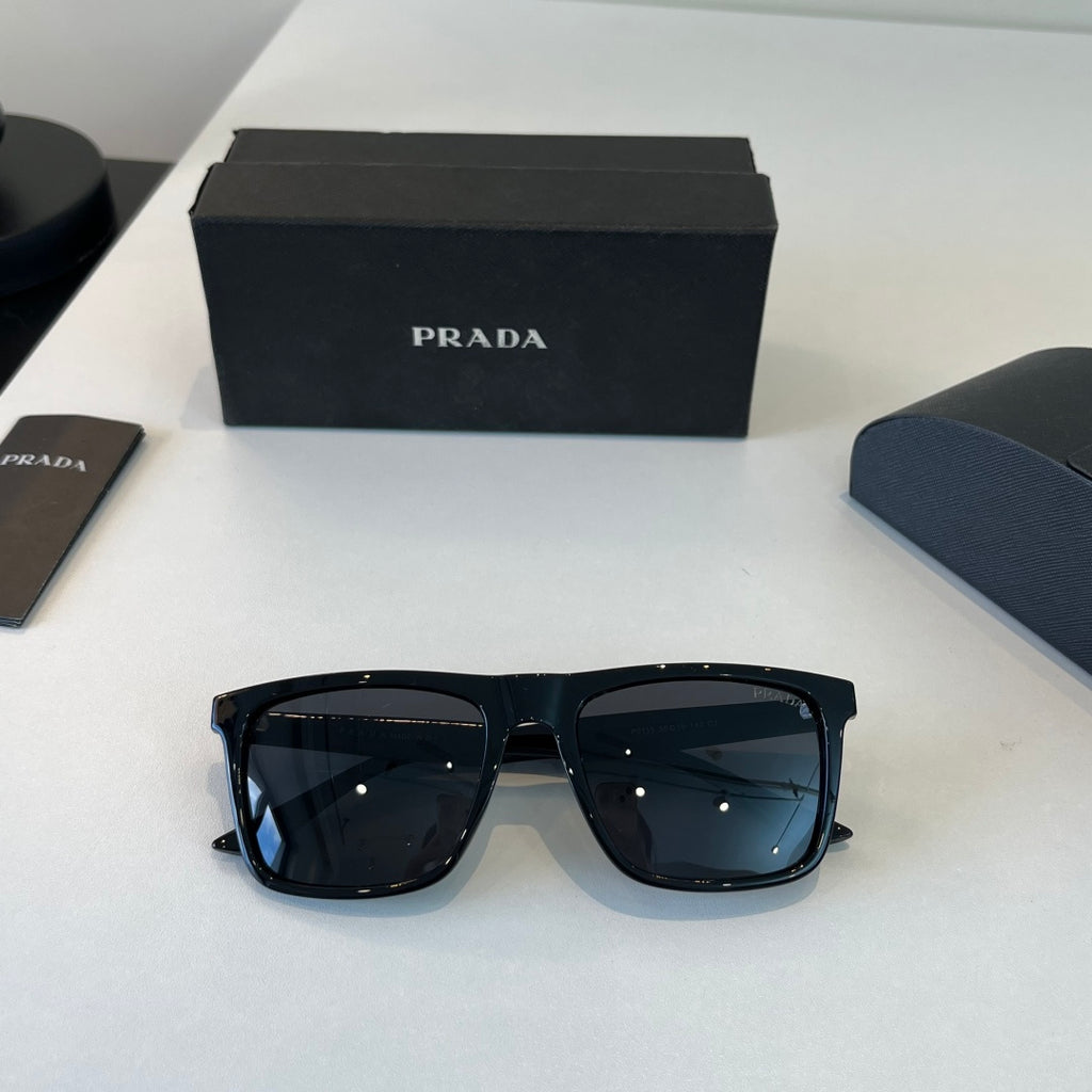 Prada Fashion Black Lens Sunglasses for Men - 432037 - detail image 5