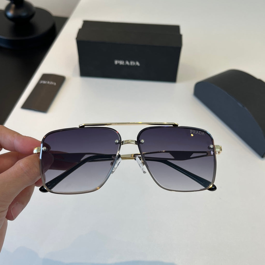 Prada Polarized Fashion Silver Lens Sunglasses for Men - 465584 - detail image 7