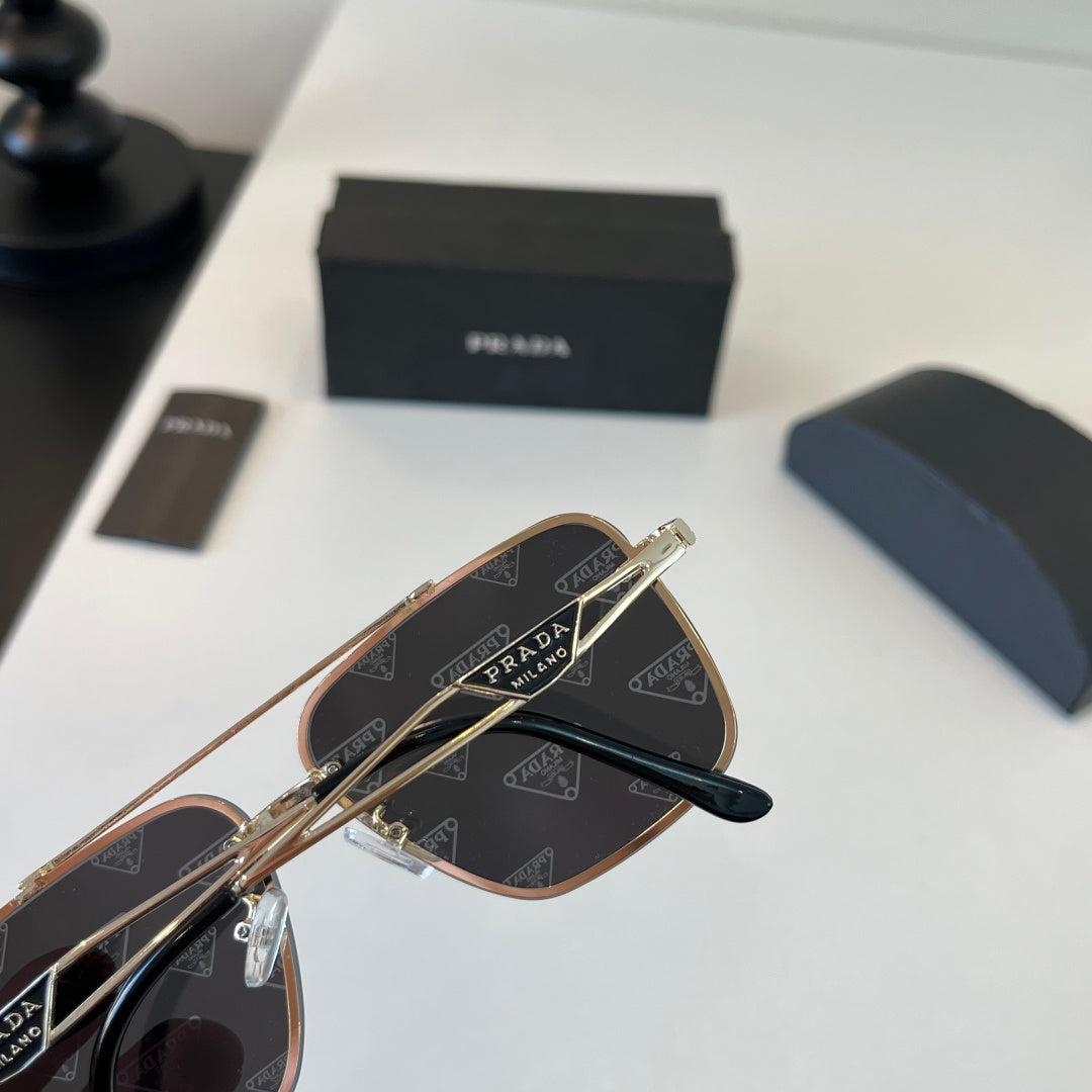 Prada Polarized Fashion Silver Lens Sunglasses for Men - 465585 - detail image 8