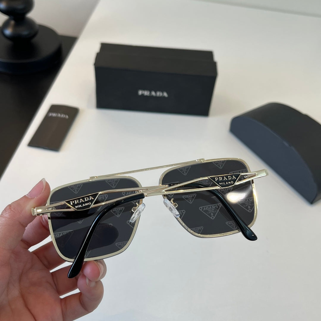 Prada Polarized Fashion Silver Lens Sunglasses for Men - 465585 - detail image 9