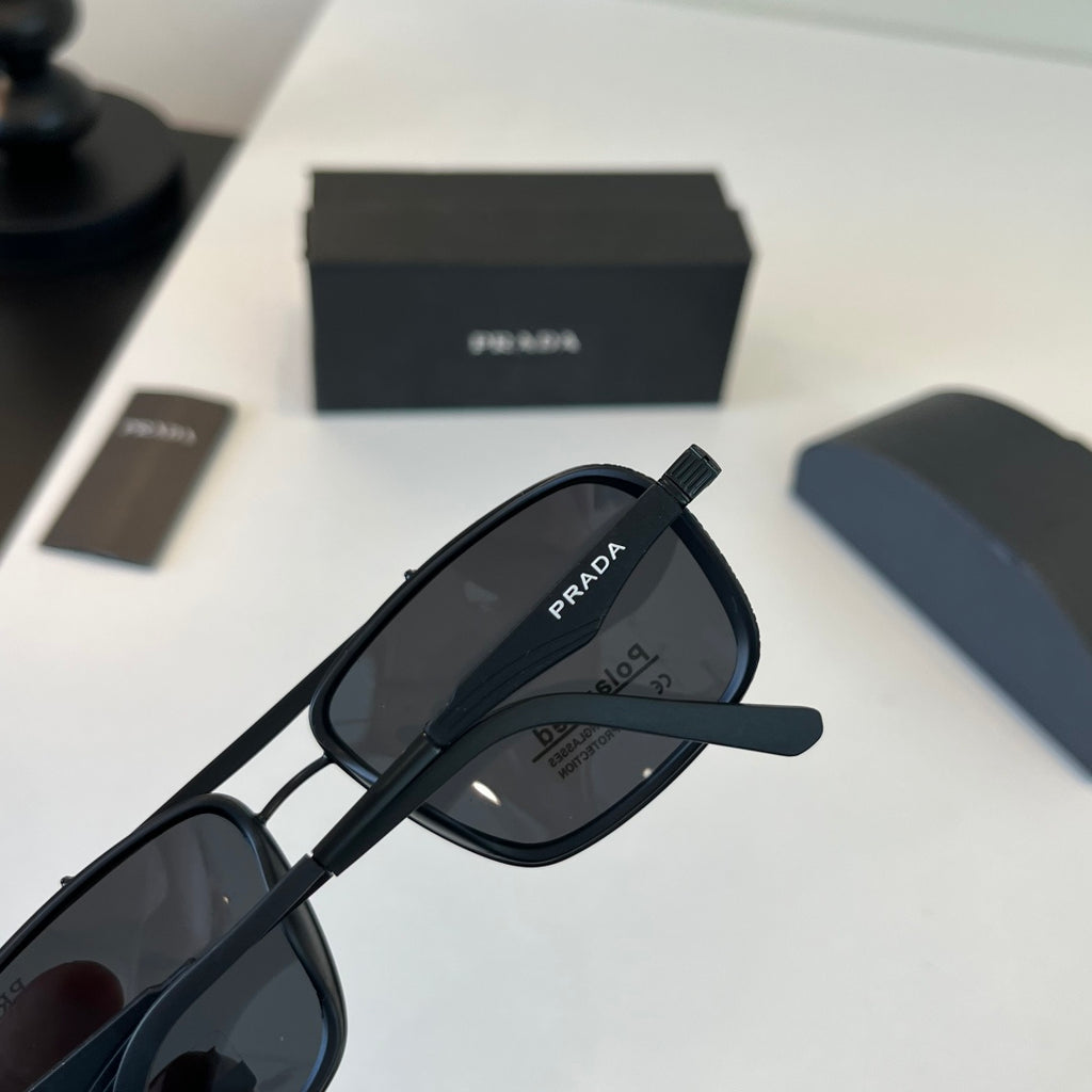 Prada Fashion Black Lens Sunglasses for Men & Women - 432042 - detail image 7