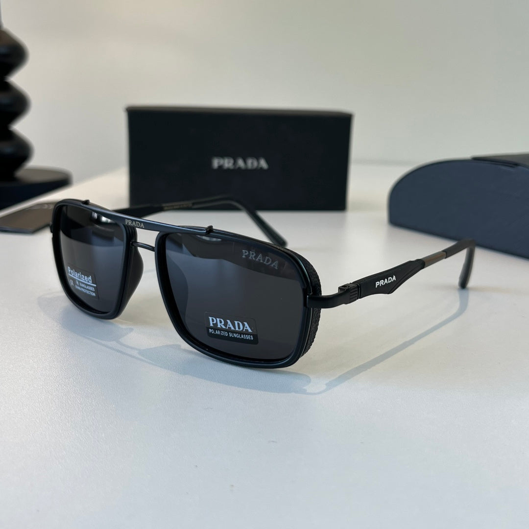 Prada Fashion Black Lens Sunglasses for Men & Women - 432042 - detail image 3