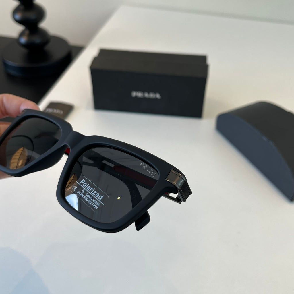 Prada Fashion Black Lens Sunglasses for Men - 432176 - detail image 7