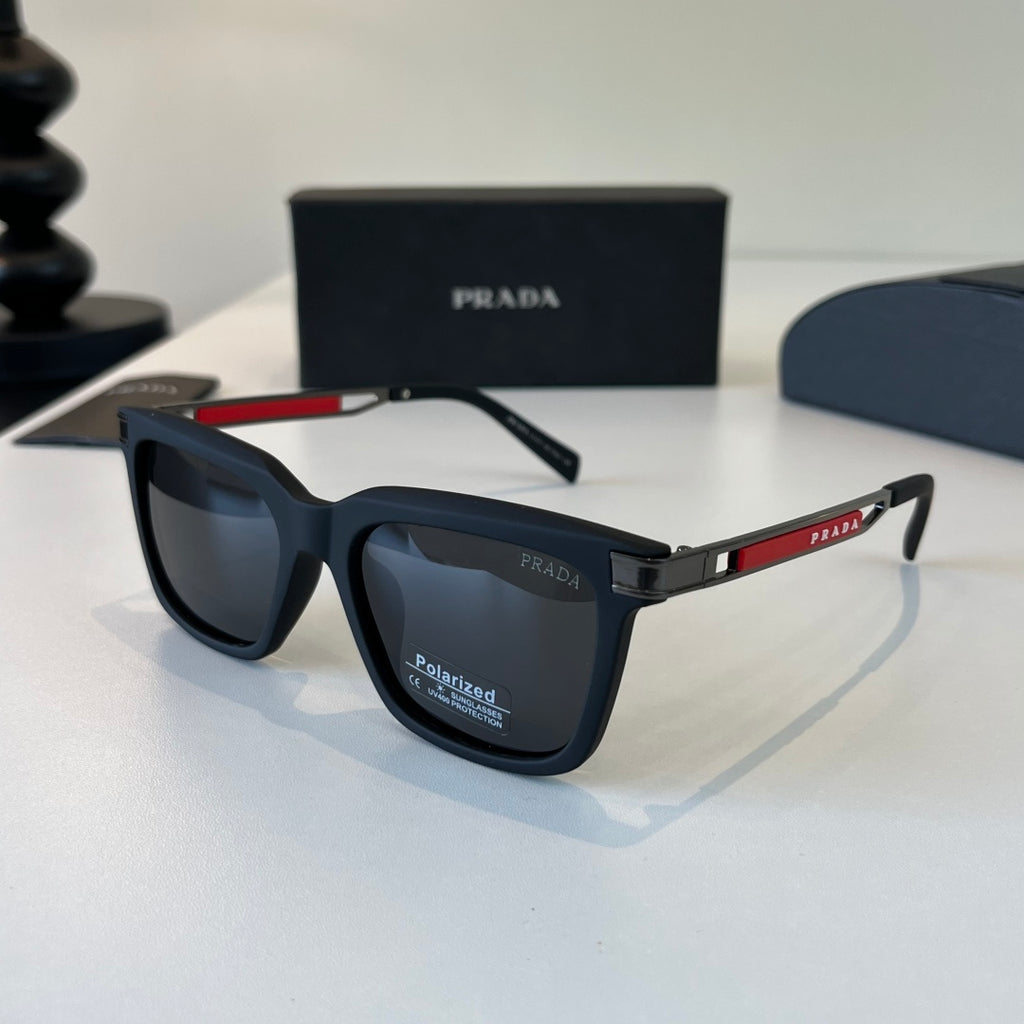 Prada Fashion Black Lens Sunglasses for Men - 432176 - detail image 3