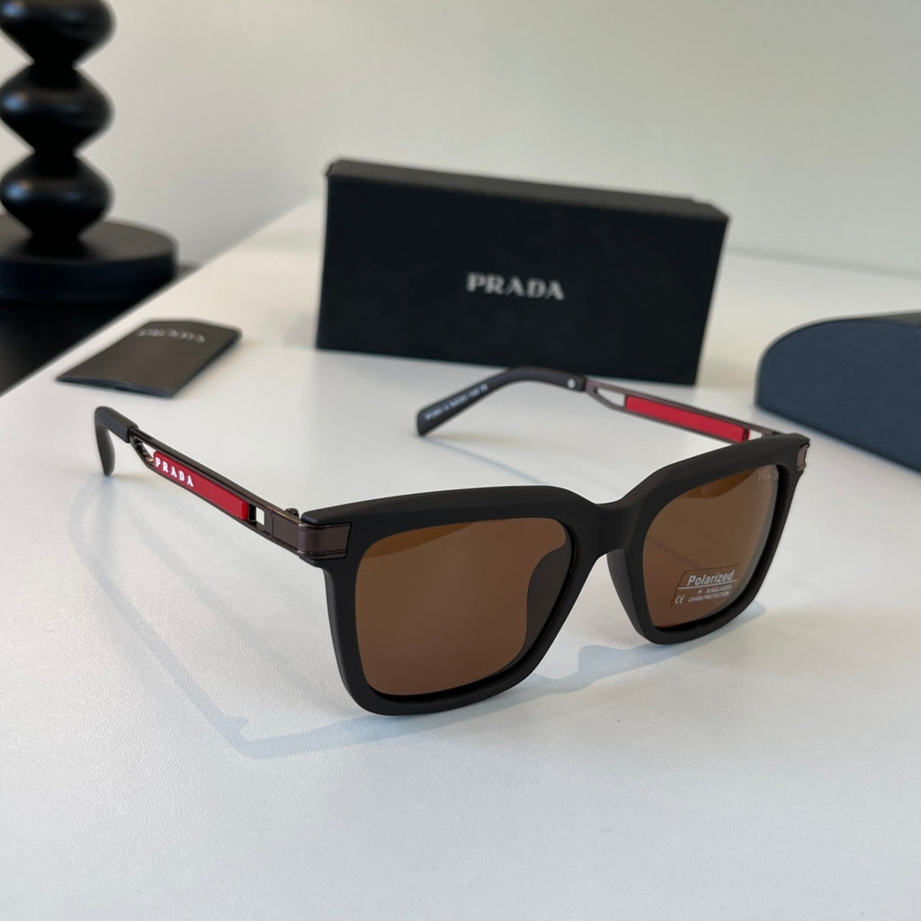 Prada Fashion Black Lens Sunglasses for Men - 432177