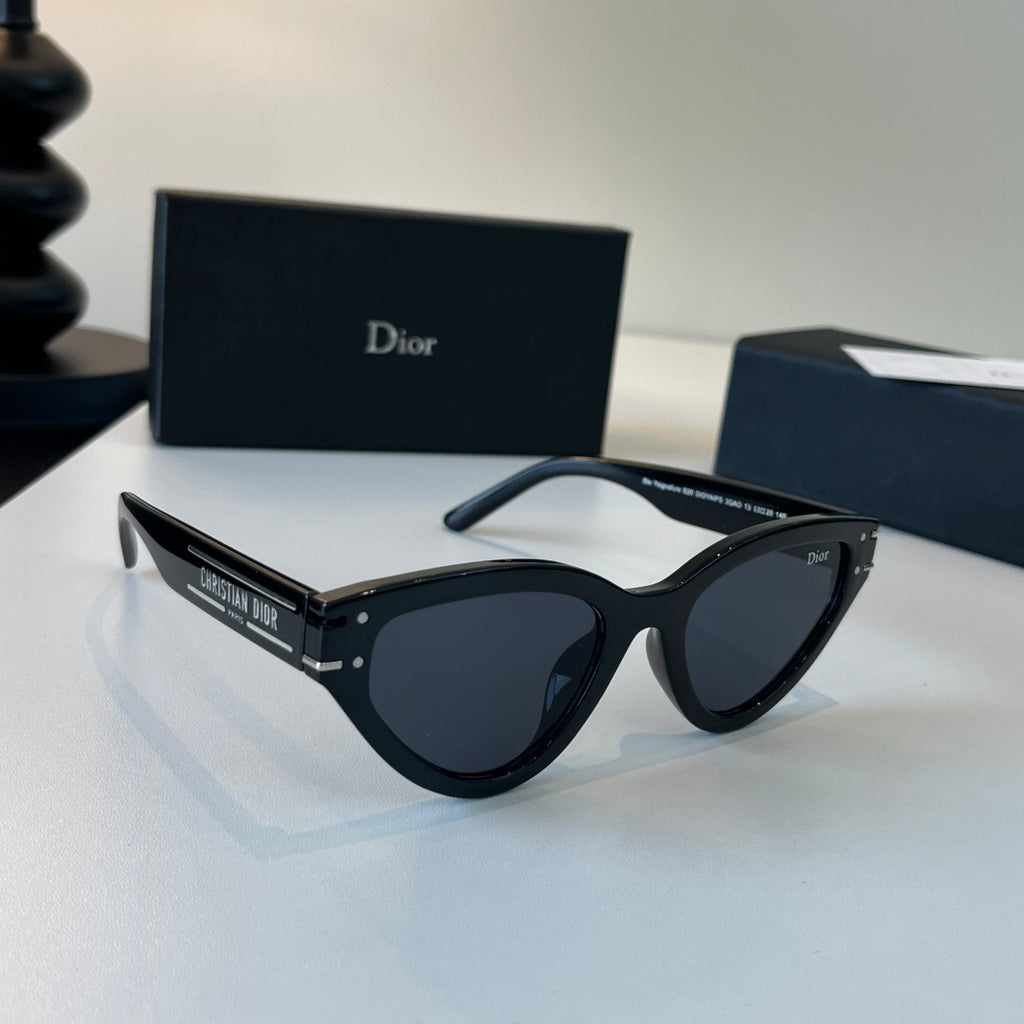 Dior Fashion Black Lens Sunglasses for Men & Women - 449137