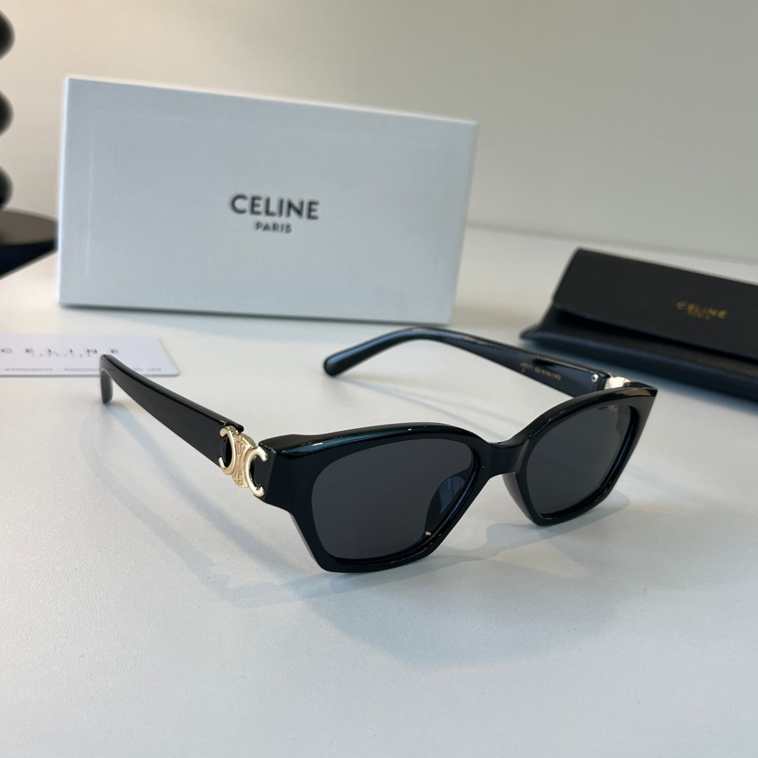 Celine Fashion Black Lens Sunglasses for Men & Women - 398837