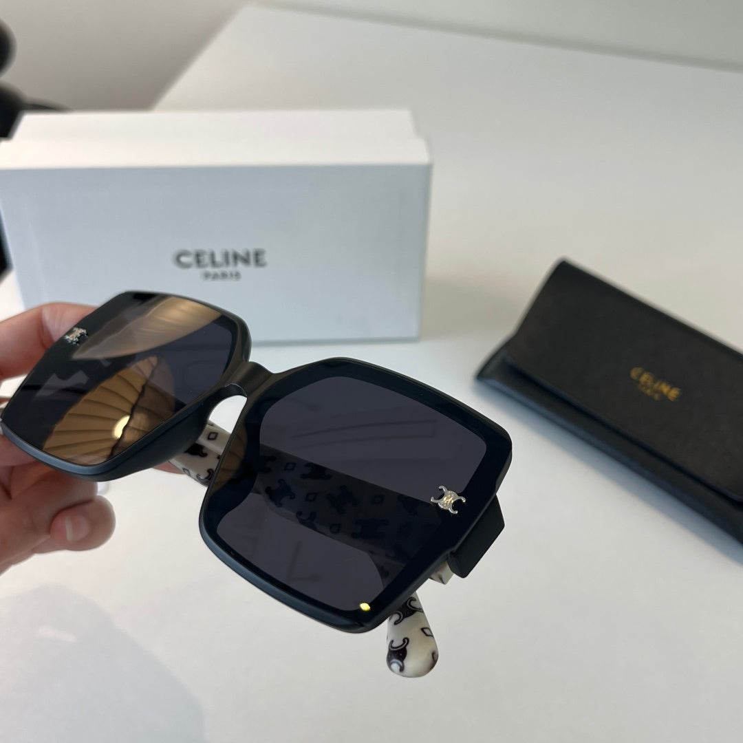 Celine Fashion Black Lens Sunglasses for Men & Women - 431943 - detail image 6