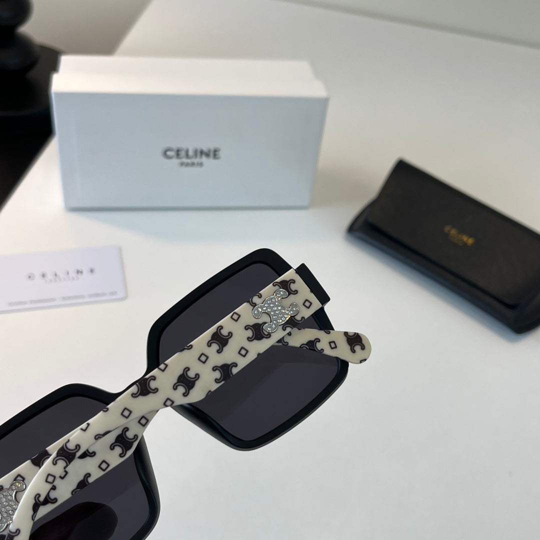 Celine Fashion Black Lens Sunglasses for Men & Women - 431943 - detail image 7