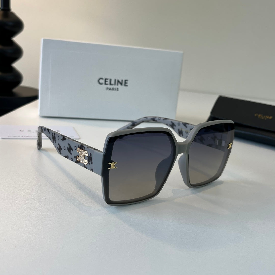 Celine Fashion Black Lens Sunglasses for Men & Women - 358297