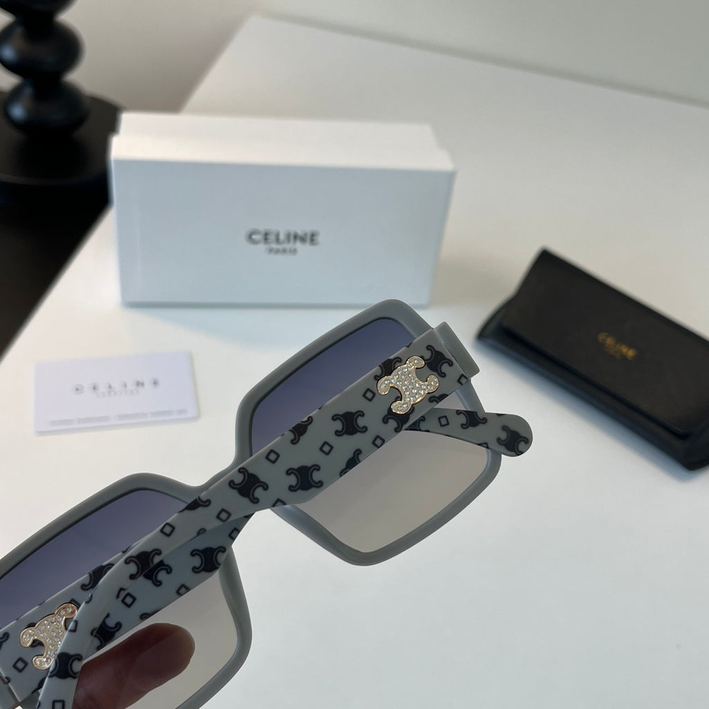 Celine Fashion Black Lens Sunglasses for Men & Women - 431944 - detail image 7