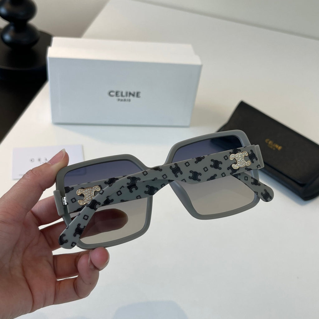 Celine Fashion Black Lens Sunglasses for Men & Women - 358297 - detail image 8