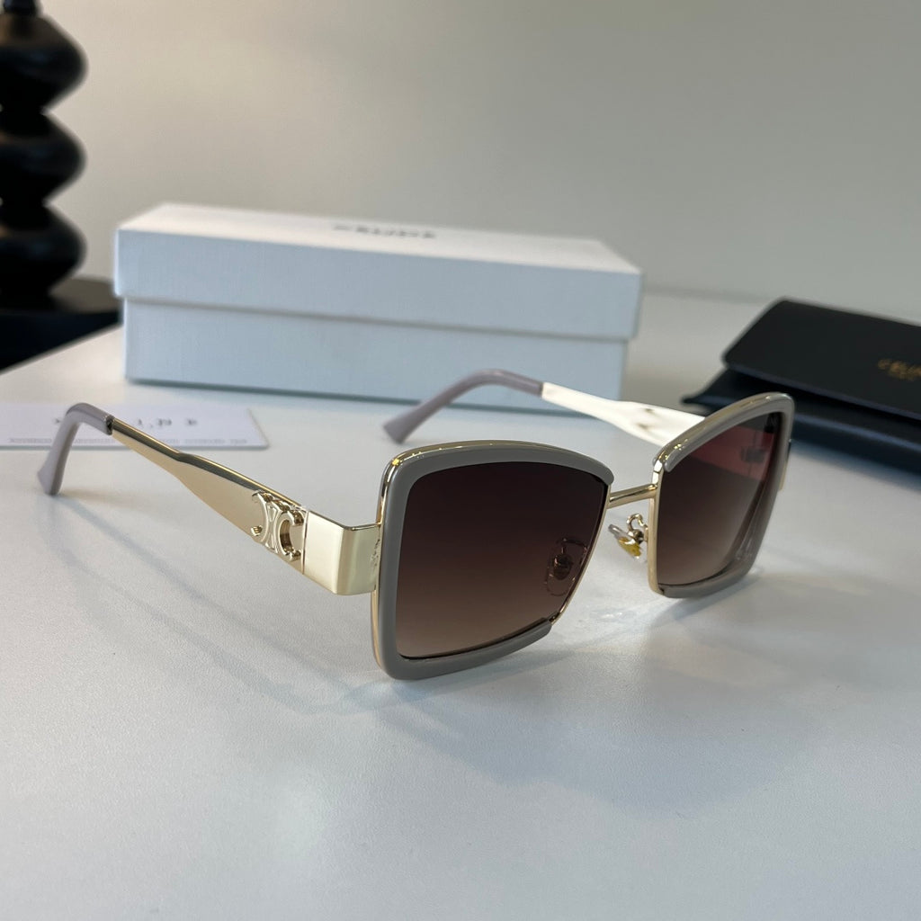 Celine Fashion Silver Lens Sunglasses for Men & Women - 358299