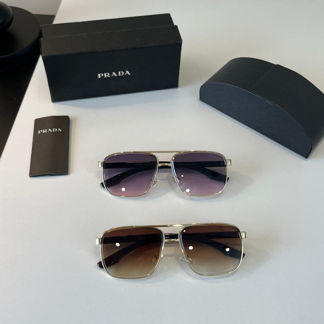 Prada Polarized Fashion Silver Lens Sunglasses for Men - 465720 - detail image 11