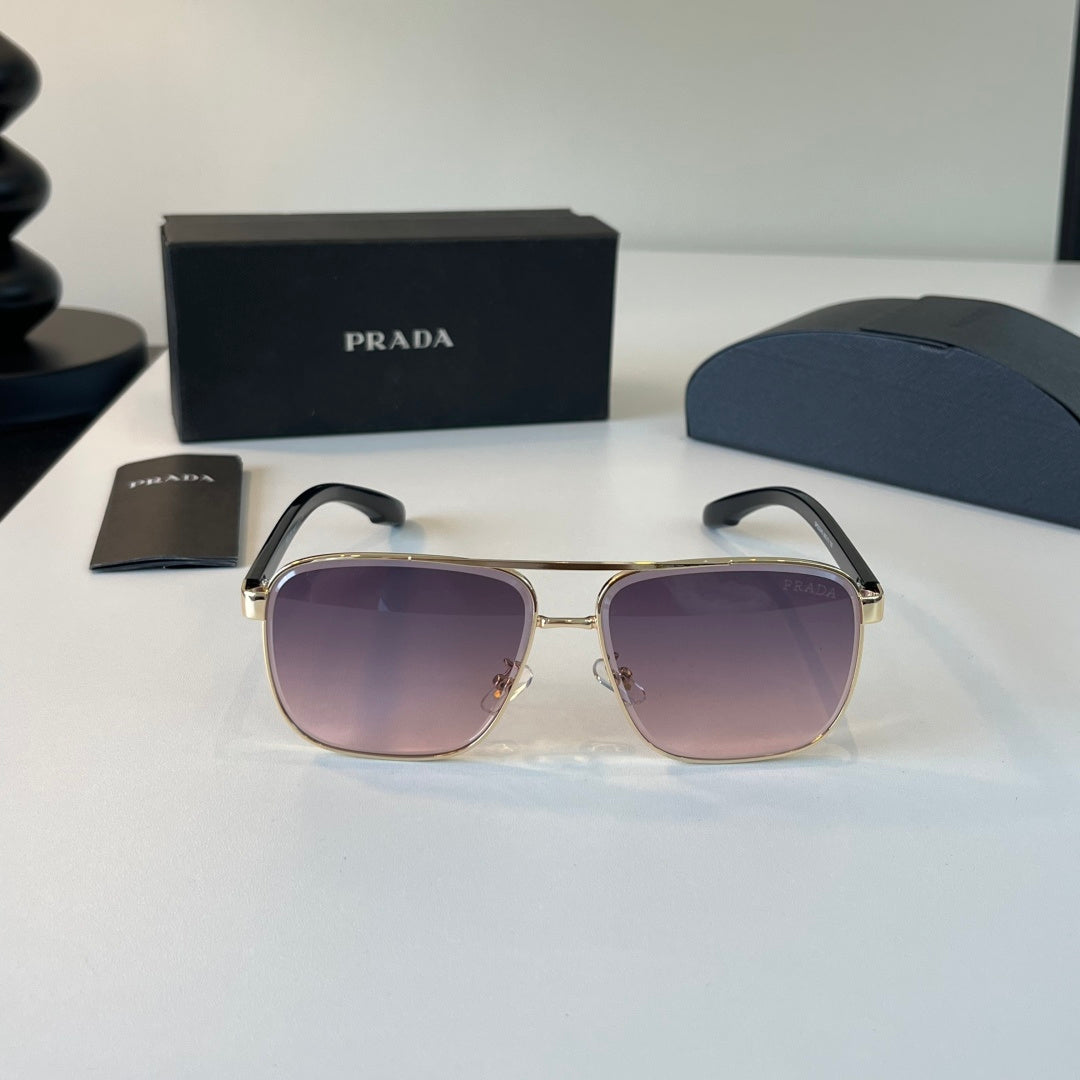 Prada Polarized Fashion Silver Lens Sunglasses for Men - 432135 - detail image 2