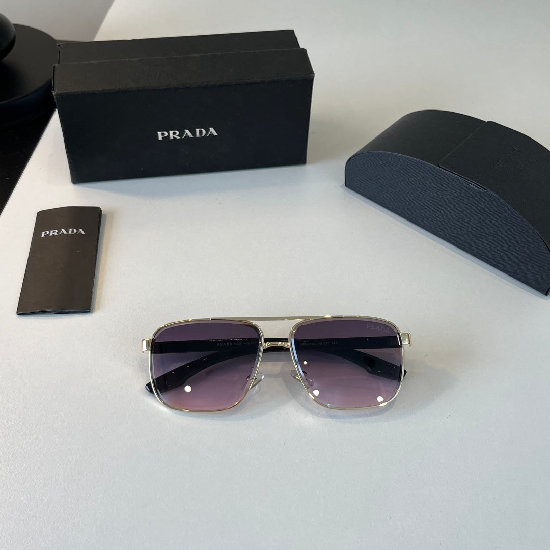 Prada Polarized Fashion Silver Lens Sunglasses for Men - 432135 - detail image 4
