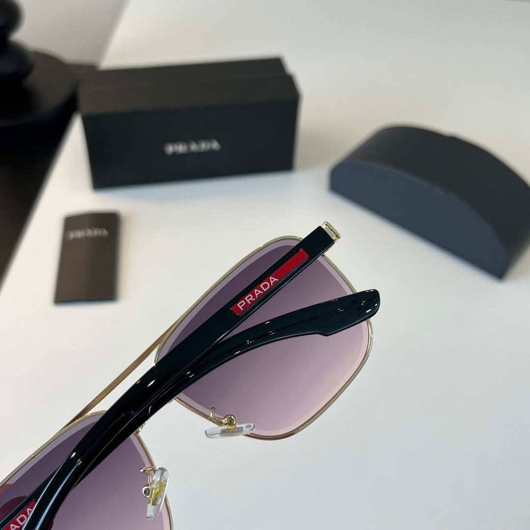 Prada Polarized Fashion Silver Lens Sunglasses for Men - 465720 - detail image 7