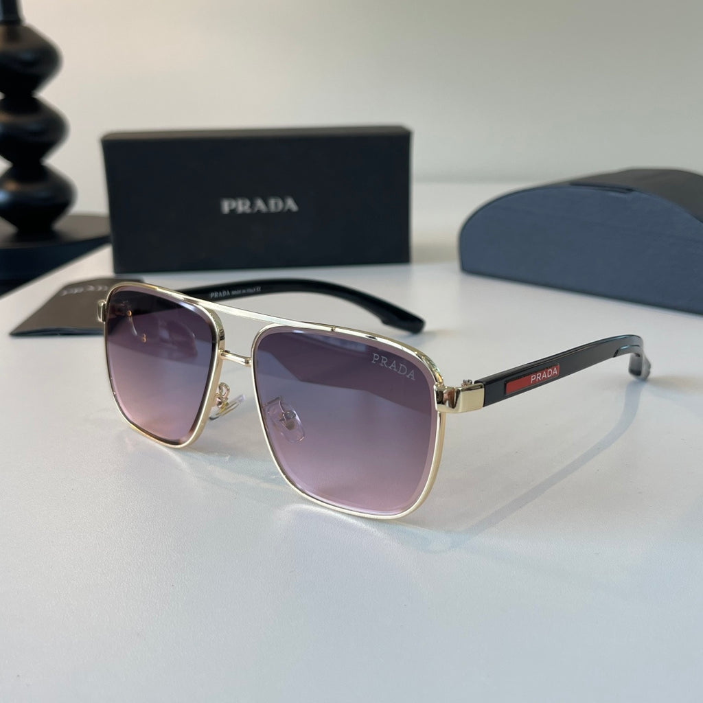 Prada Polarized Fashion Silver Lens Sunglasses for Men - 432135 - detail image 3